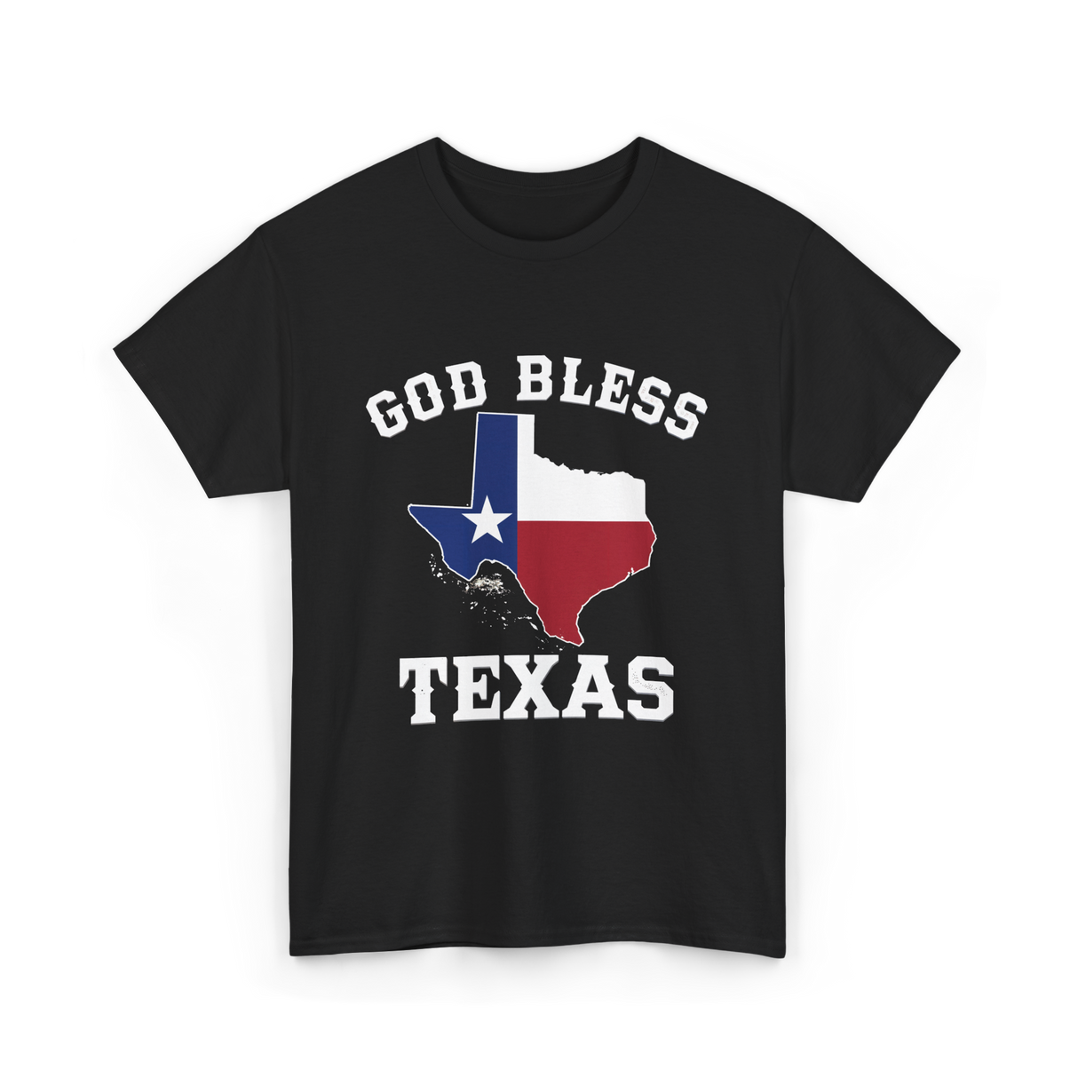 God Bless Texas Texan Pride T-Shirt - Black