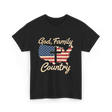 God Family Country Christian T-Shirt - Black