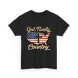 God Family Country Faith T-Shirt - Black