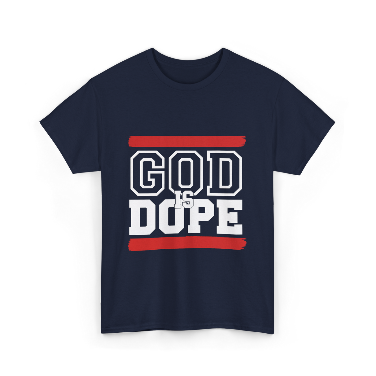 God Is Dope Christian Faith T-Shirt - Navy