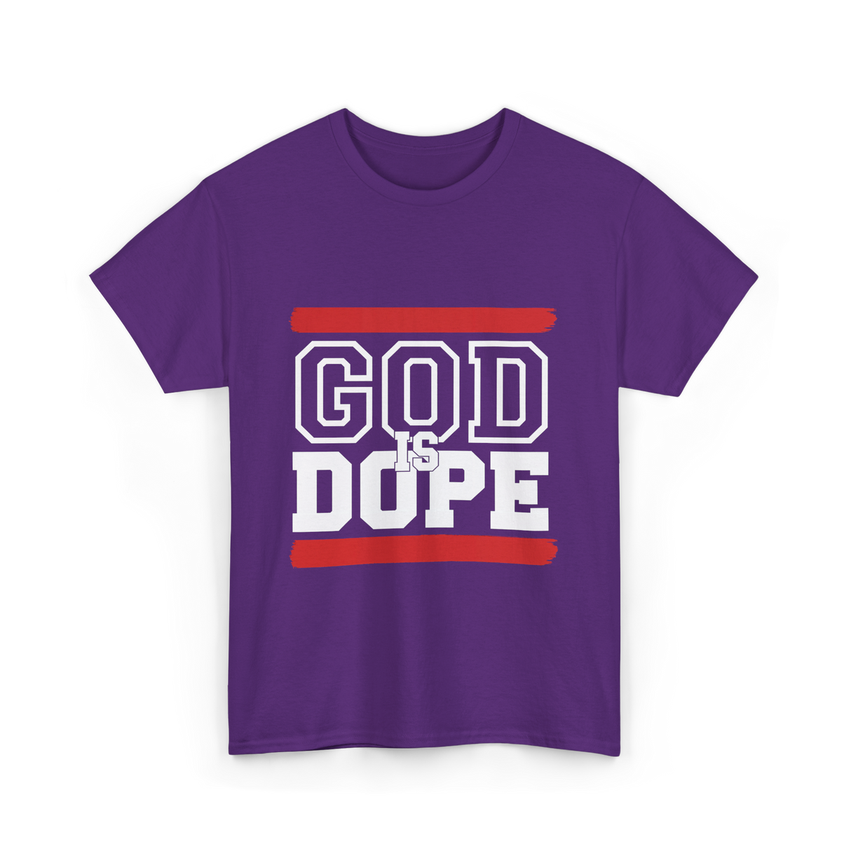 God Is Dope Christian Faith T-Shirt - Purple