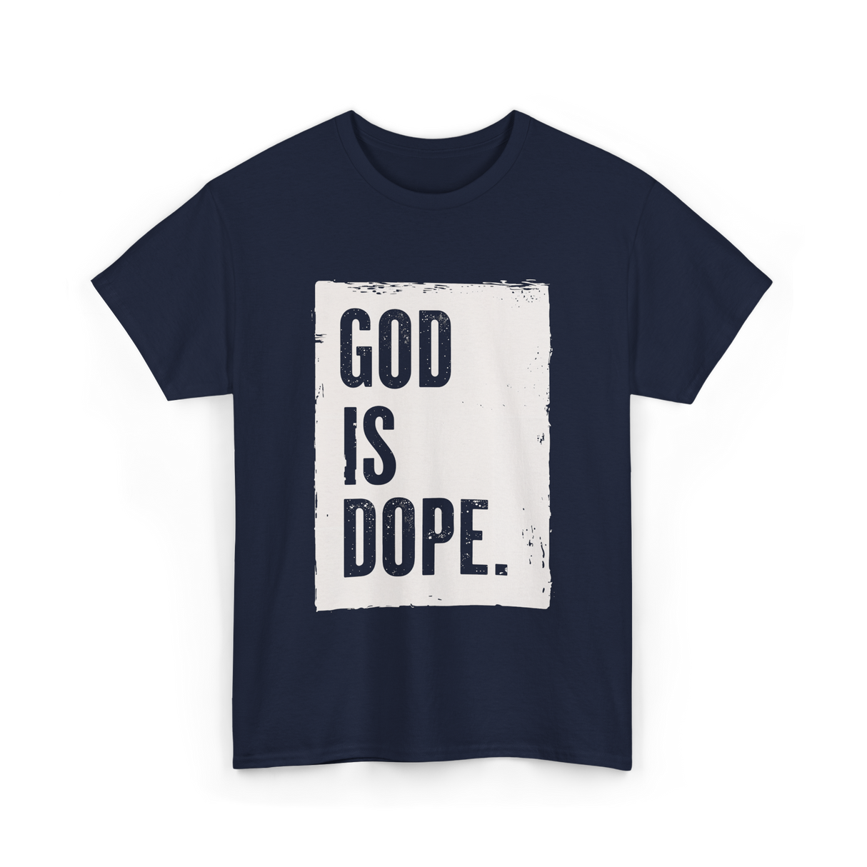 God Is Dope God T-Shirt - Navy