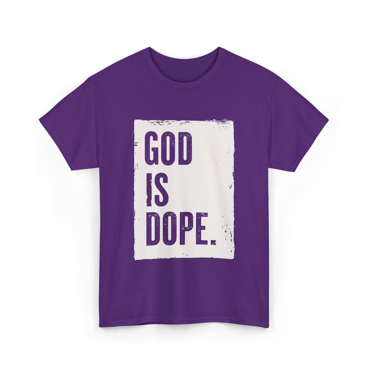 God Is Dope God T-Shirt - Purple