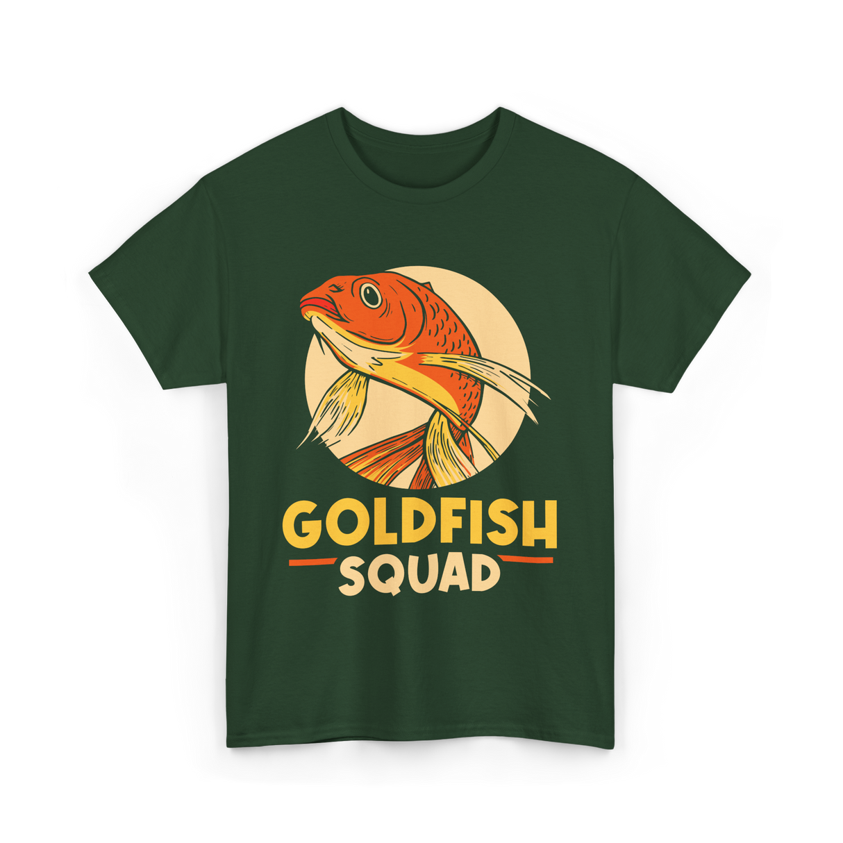 Goldfish Squad Goldfish Owner T-Shirt - Forest Green