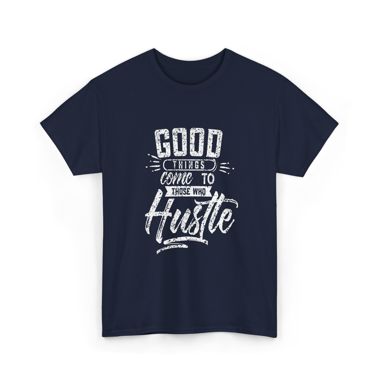 Good Things Hustle Success T-Shirt - Navy