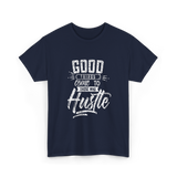 Good Things Hustle Success T-Shirt - Navy