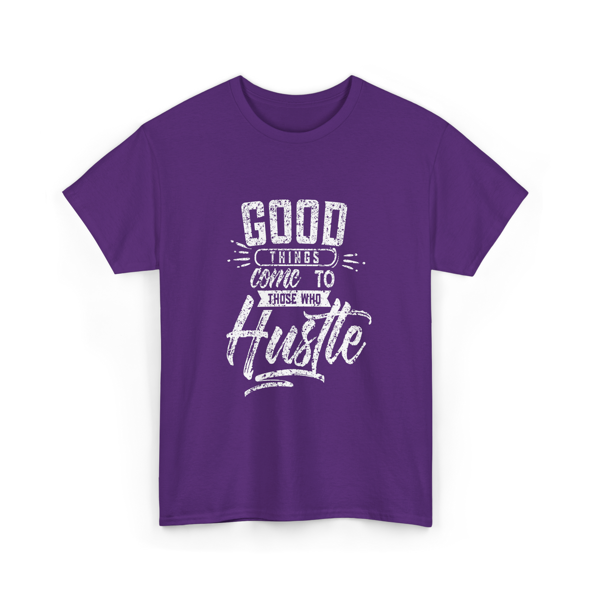 Good Things Hustle Success T-Shirt - Purple