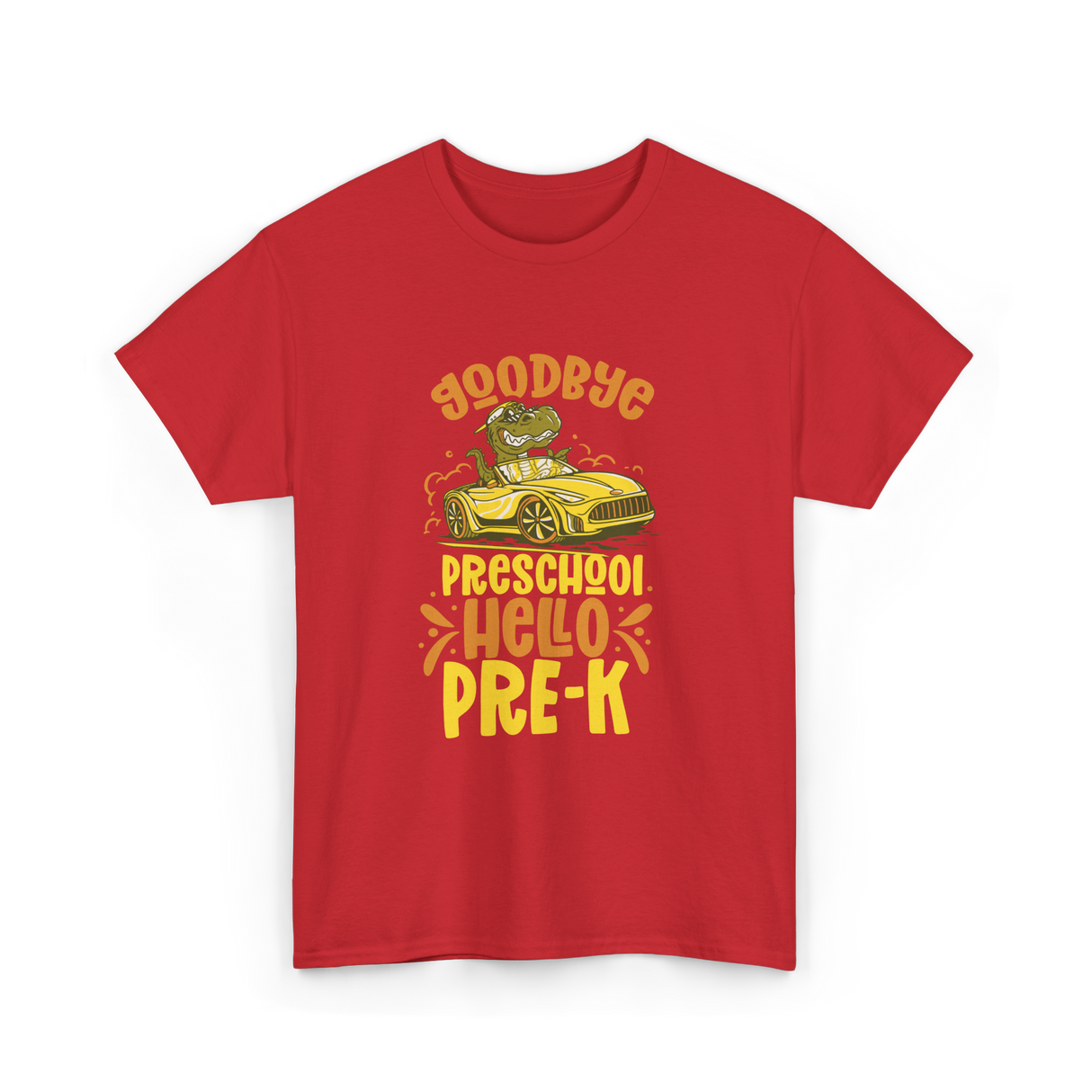 Goodbye Preschool Hello Pre-K Kids T-Shirt - Red