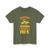 Goodbye Preschool Hello Pre-K Kids T-Shirt - Military Green