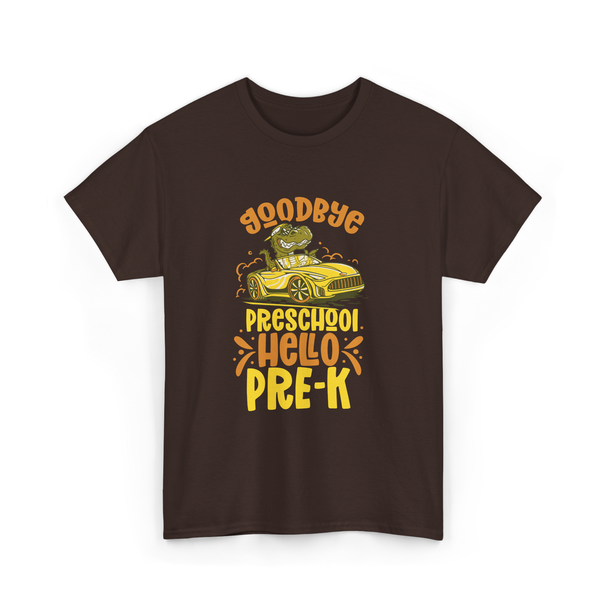 Goodbye Preschool Hello Pre-K Kids T-Shirt - Dark Chocolate