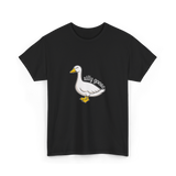 Silly Goose Aesthetic T-Shirt - Black