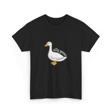 Silly Goose Aesthetic T-Shirt - Black