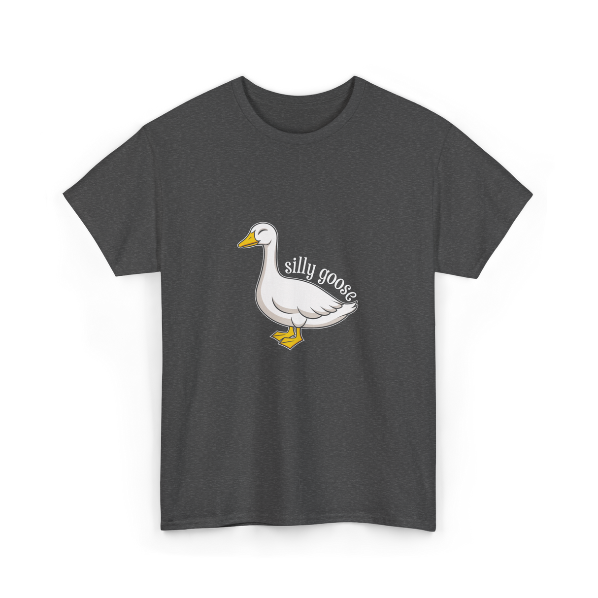 Silly Goose Aesthetic T-Shirt - Dark Heather