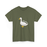 Silly Goose Aesthetic T-Shirt - Military Green