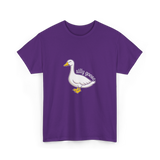 Silly Goose Aesthetic T-Shirt - Purple