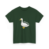 Silly Goose Aesthetic T-Shirt - Forest Green