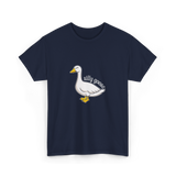 Silly Goose Aesthetic T-Shirt - Navy