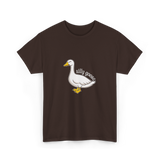 Silly Goose Aesthetic T-Shirt - Dark Chocolate