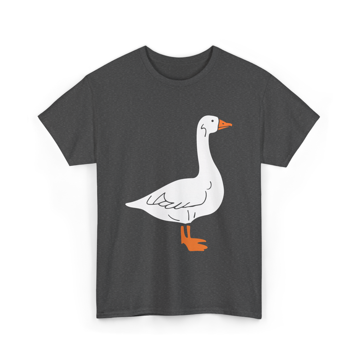 Goose Bird Goose Lover T-Shirt - Dark Heather