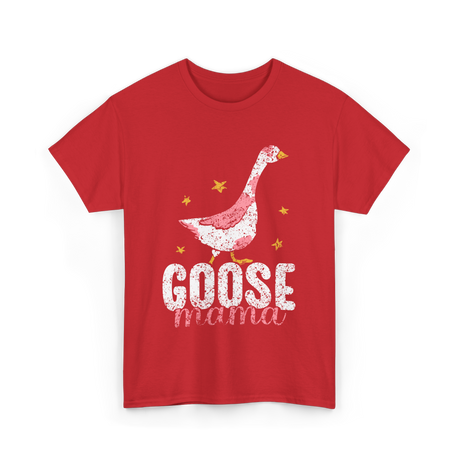 Goose Mama Animal Love T-Shirt - Red