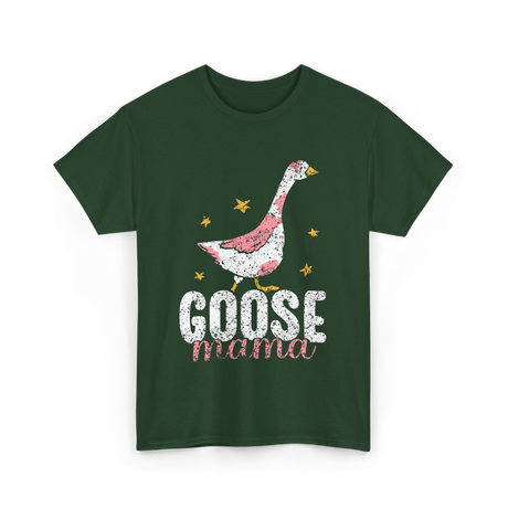 Goose Mama Animal Love T-Shirt - Forest Green