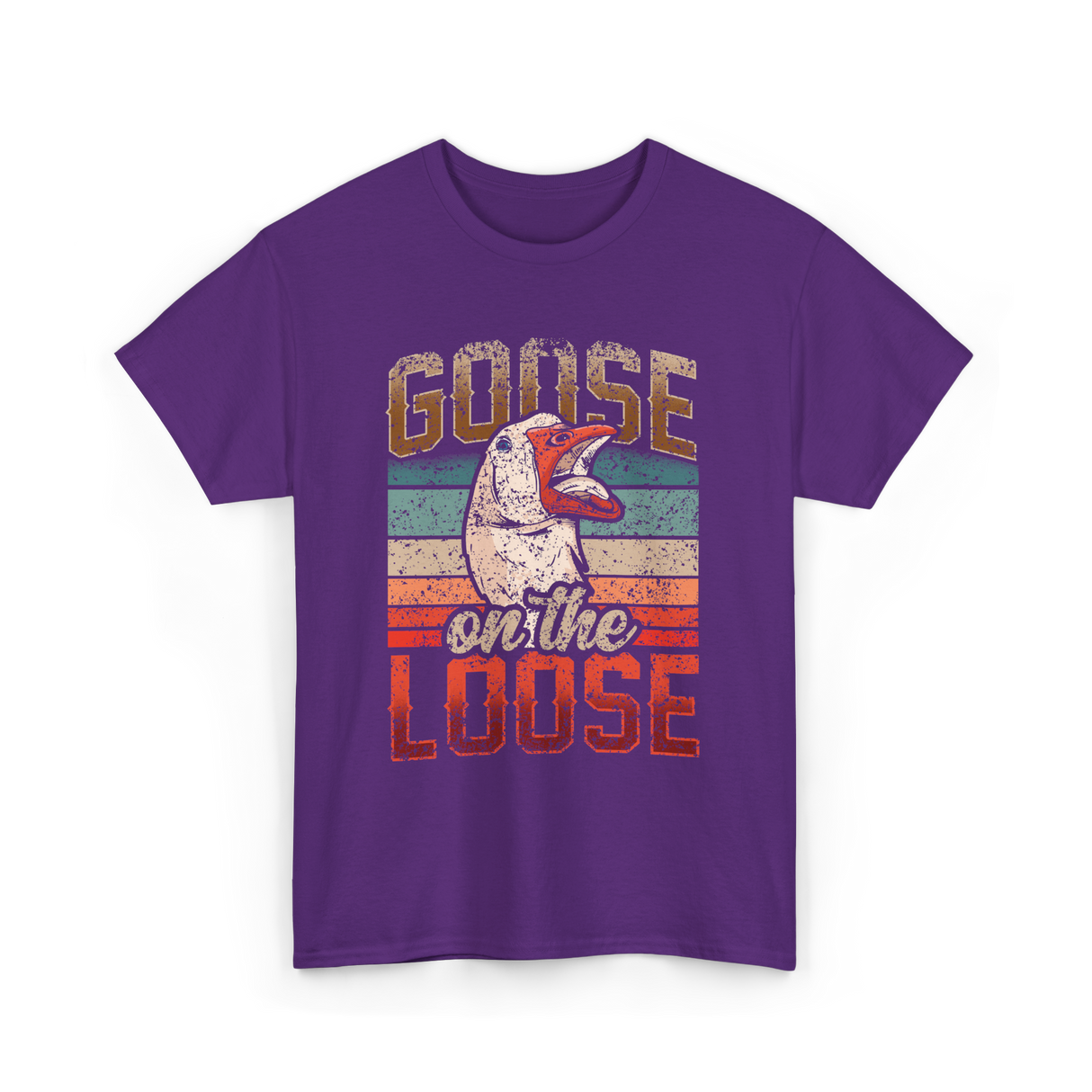 Goose on the Loose Goose Lover T-Shirt - Purple