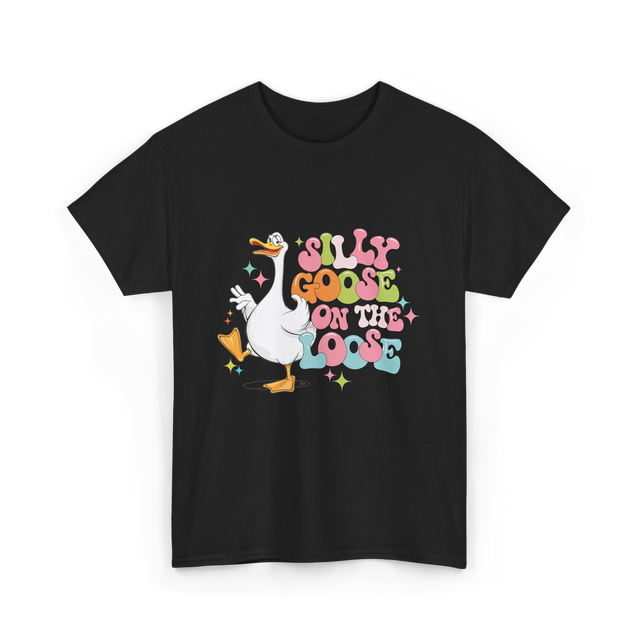 Goose on the Loose T-Shirt - Black