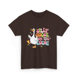 Goose on the Loose T-Shirt - Dark Chocolate