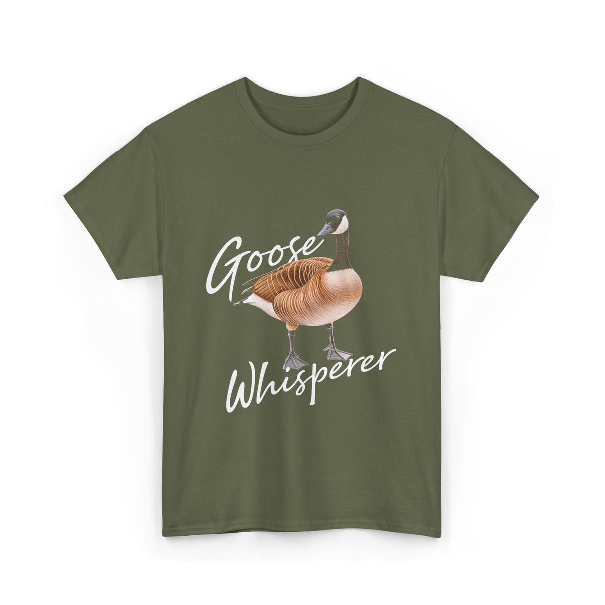 Goose Whisperer Goose Hunter T-Shirt - Military Green