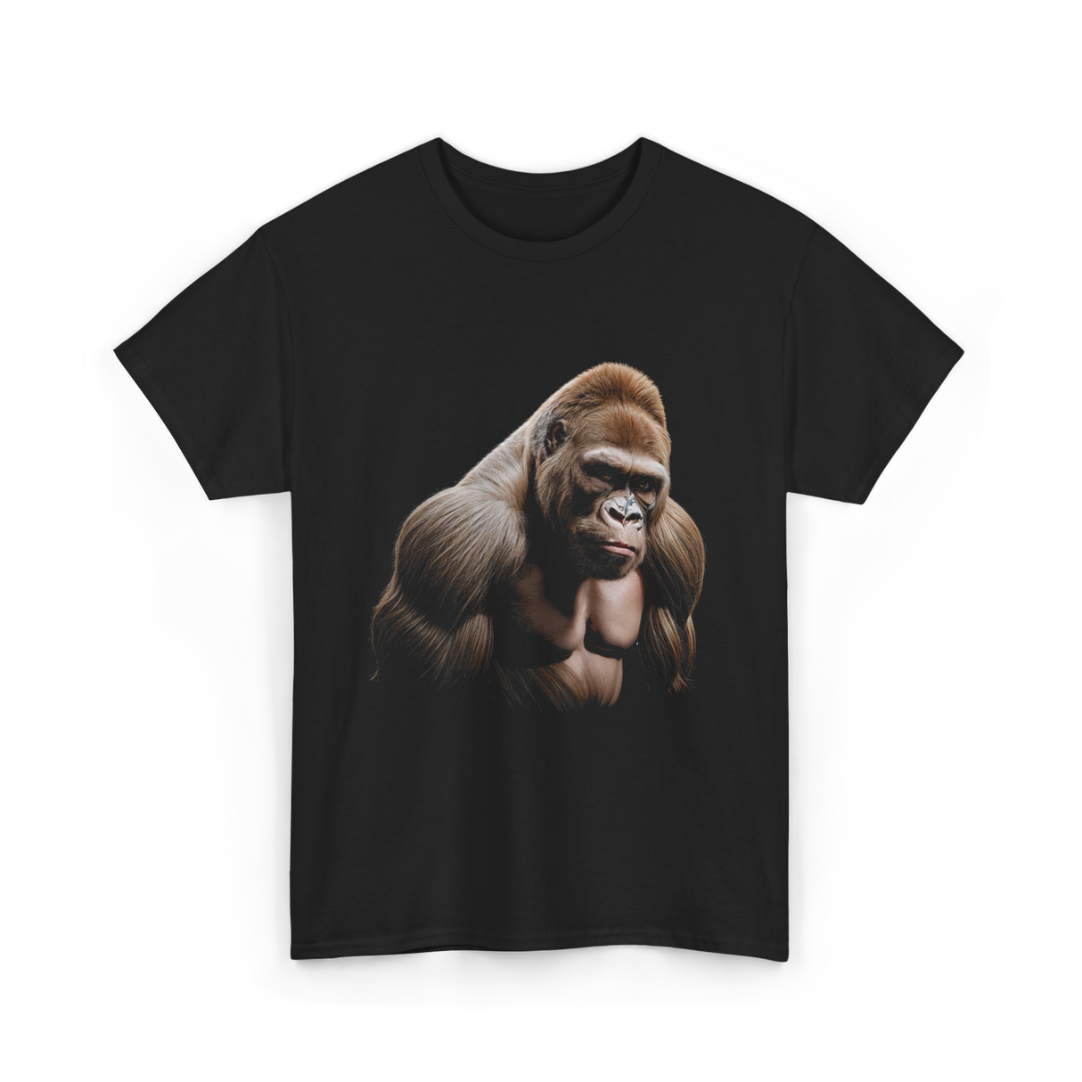 Gorilla Wildlife Preservation Animals T-Shirt - Black