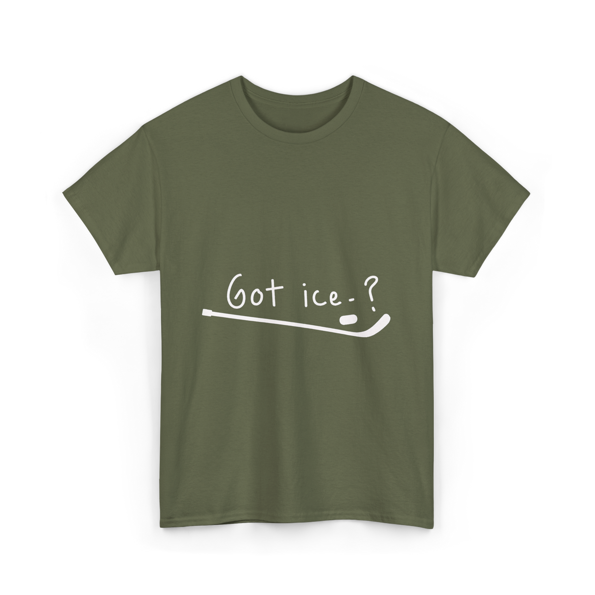 Got Ice Ice Hockey T-Shirt - Military Green