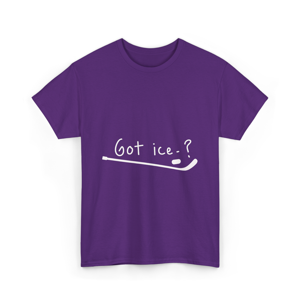 Got Ice Ice Hockey T-Shirt - Purple