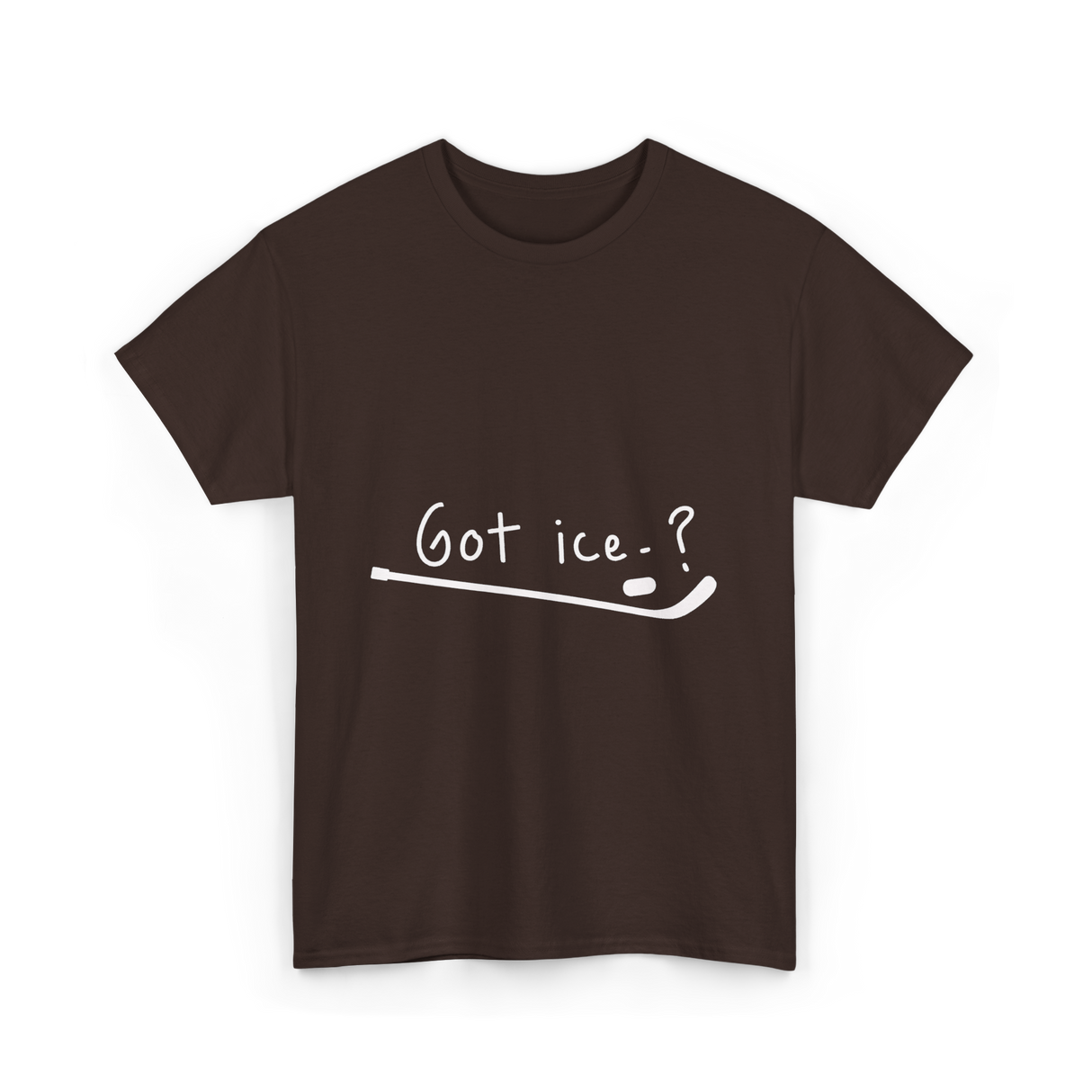 Got Ice Ice Hockey T-Shirt - Dark Chocolate