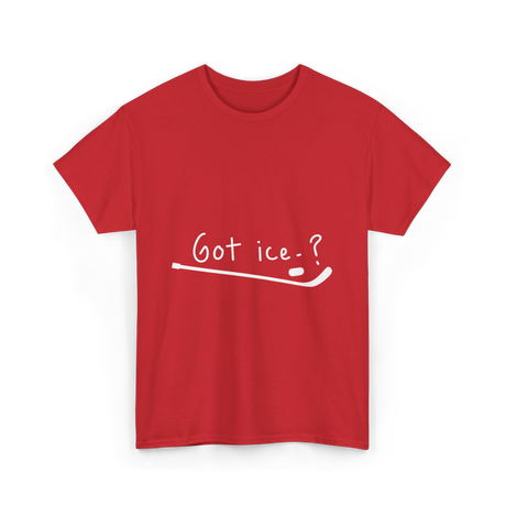 Got Ice Ice Hockey T-Shirt - Red