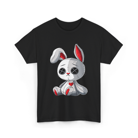 Goth Bunny Cute Kawaii T-Shirt - Black