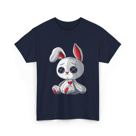 Goth Bunny Cute Kawaii T-Shirt - Navy