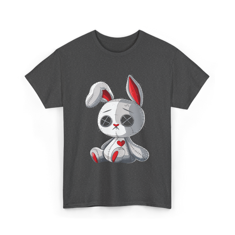 Goth Bunny Cute Kawaii T-Shirt - Dark Heather