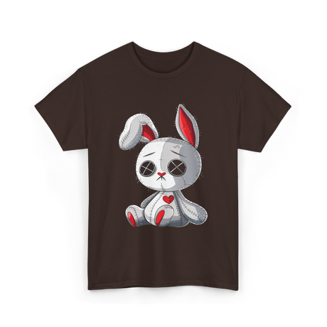 Goth Bunny Cute Kawaii T-Shirt - Dark Chocolate