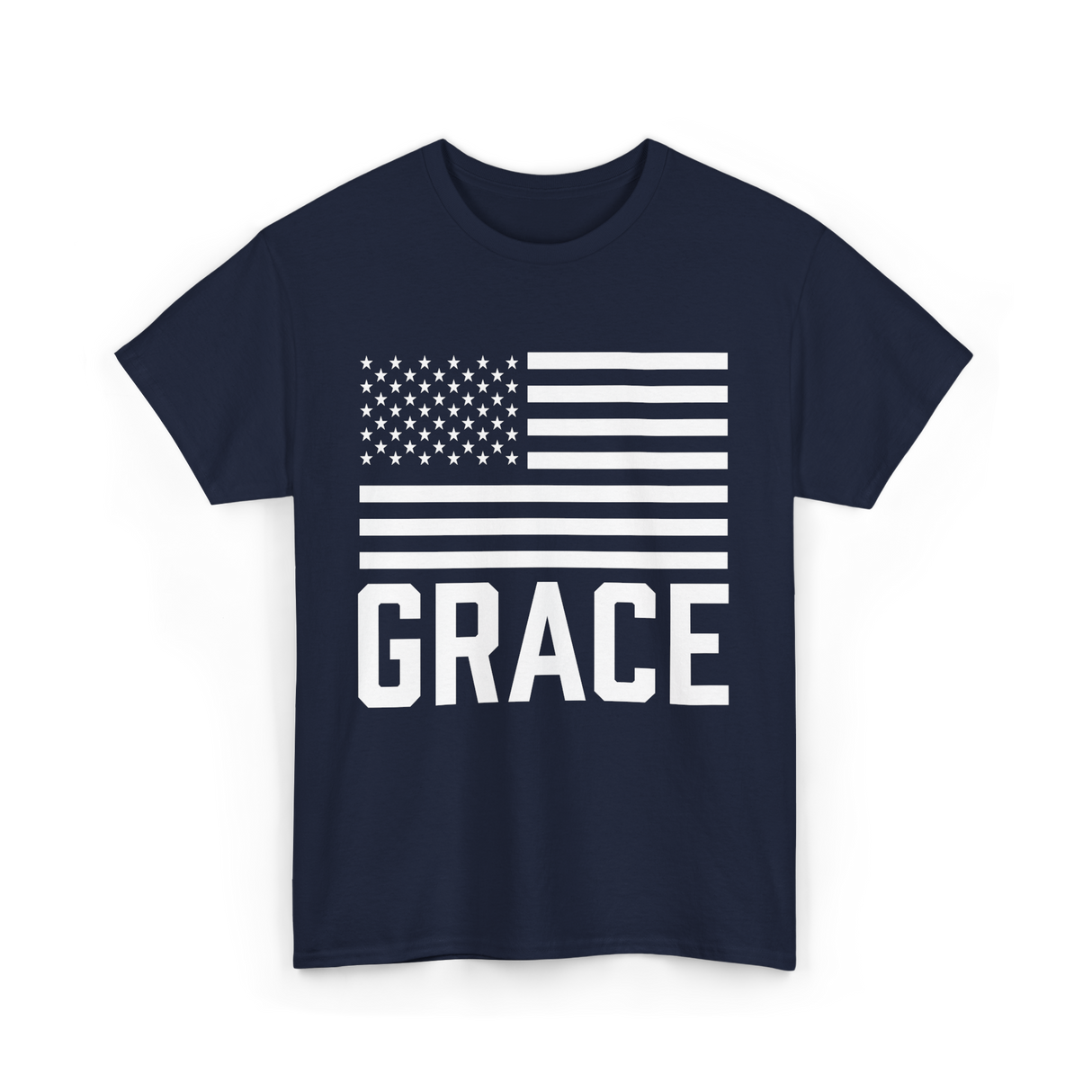 Grace Birthday Celebration Name T-Shirt - Navy