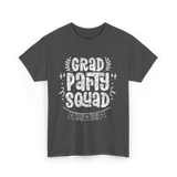 Grad Party Squad Graduation Celebration T-Shirt - Dark Heather