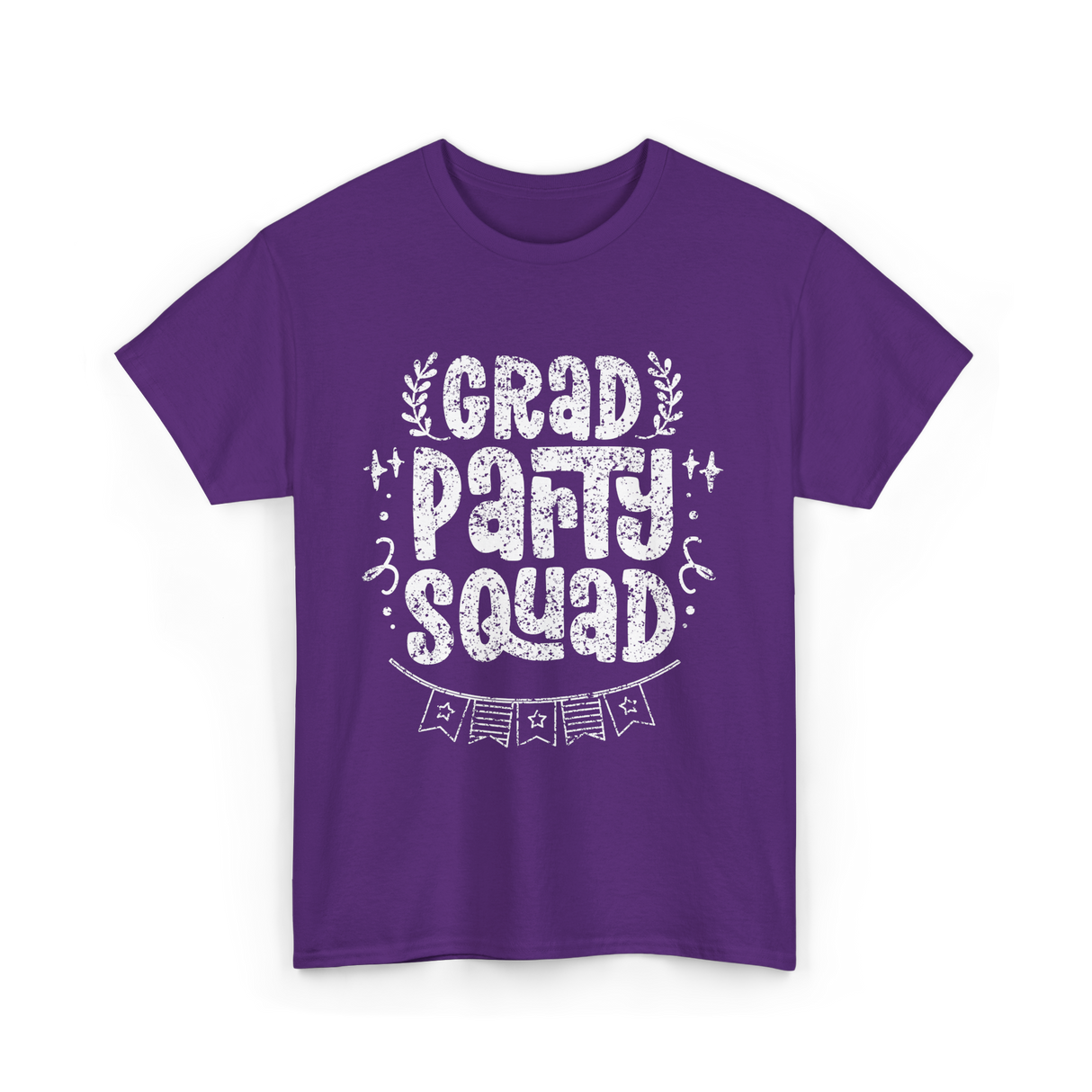 Grad Party Squad Graduation Celebration T-Shirt - Purple