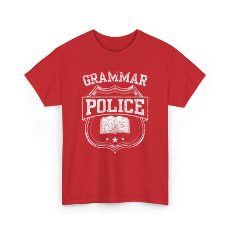 Grammar Police Grammar Police T-Shirt - Red