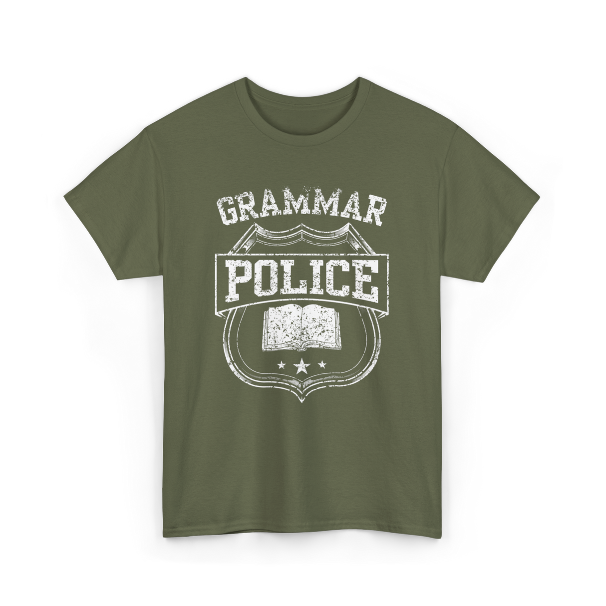 Grammar Police Grammar Police T-Shirt - Military Green