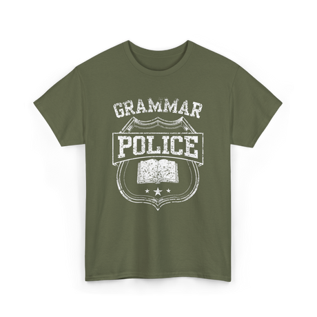 Grammar Police Grammar Police T-Shirt - Military Green