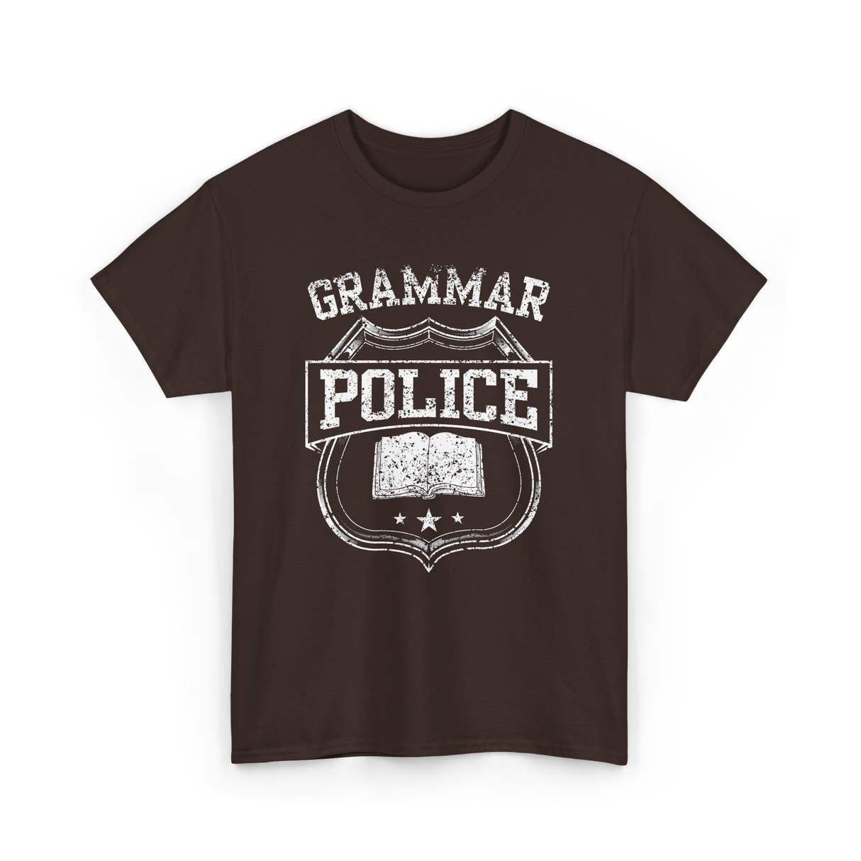 Grammar Police Grammar Police T-Shirt - Dark Chocolate