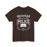 Grammar Police Grammar Police T-Shirt - Dark Chocolate