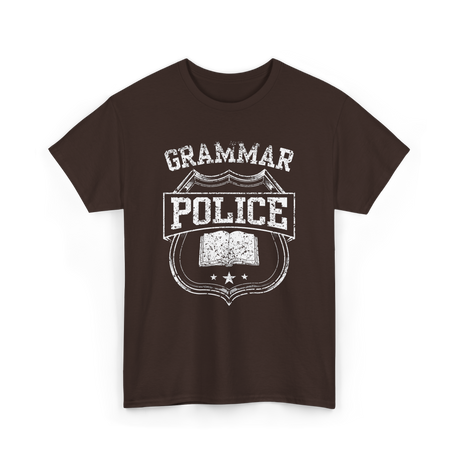 Grammar Police Grammar Police T-Shirt - Dark Chocolate