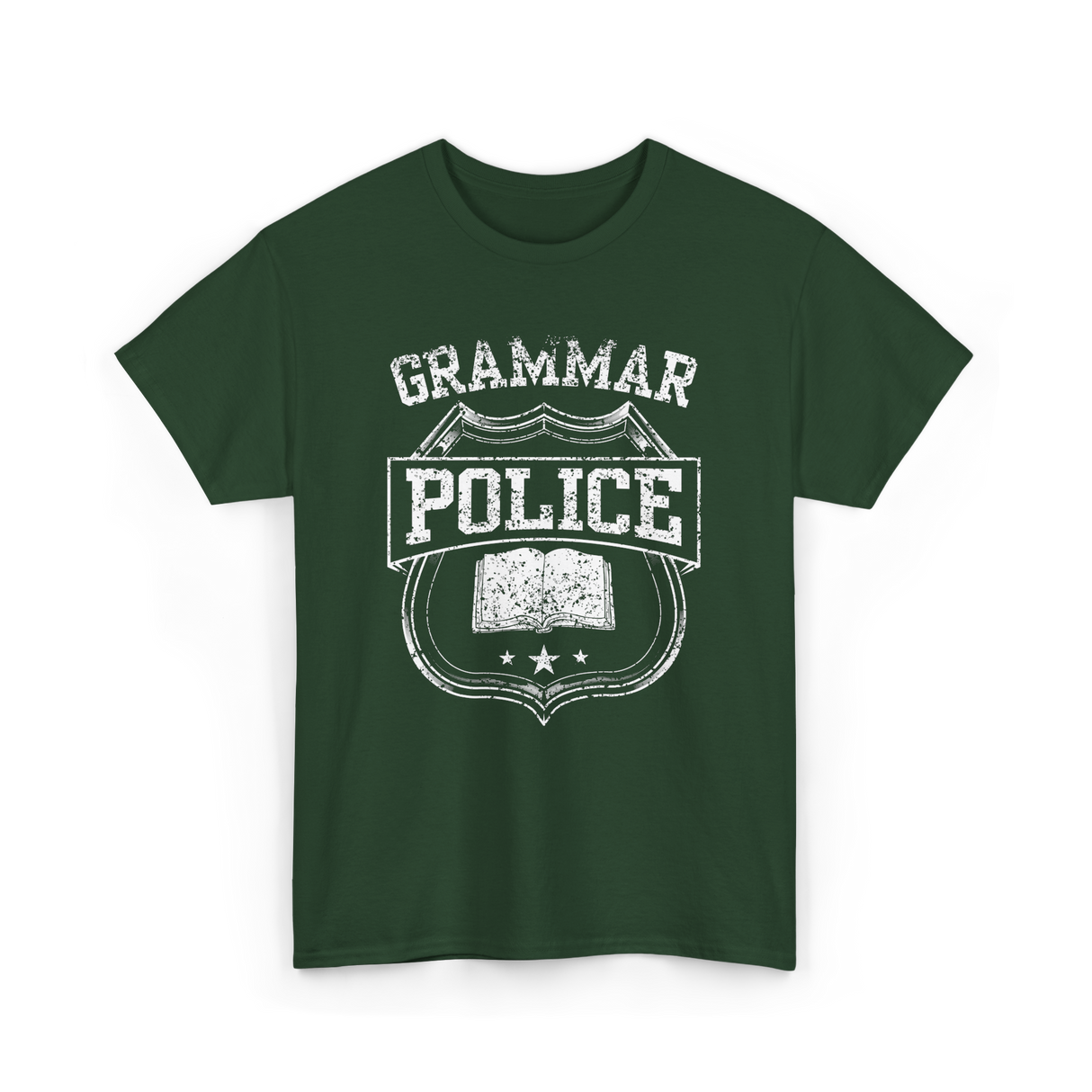 Grammar Police Grammar Police T-Shirt - Forest Green