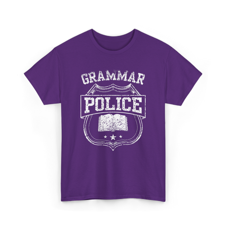 Grammar Police Grammar Police T-Shirt - Purple