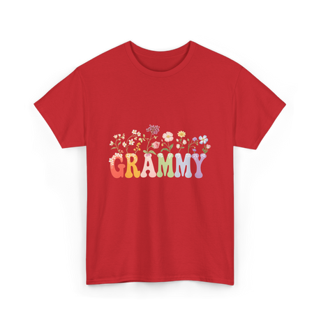 Grammy Grammy T-Shirt - Red